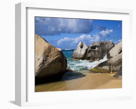 Beach Side at Virgin Gorda, British Virgin Islands, Caribbean-Joe Restuccia III-Framed Photographic Print