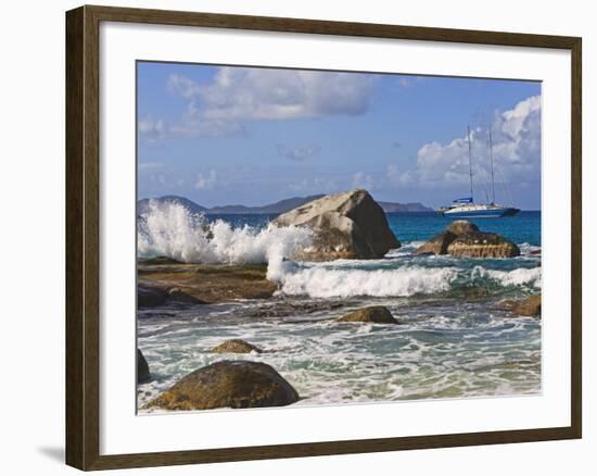 Beach Side at Virgin Gorda, British Virgin Islands, Caribbean-Joe Restuccia III-Framed Photographic Print