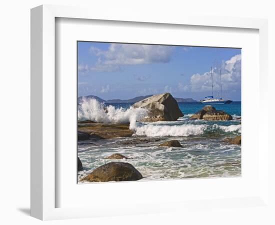 Beach Side at Virgin Gorda, British Virgin Islands, Caribbean-Joe Restuccia III-Framed Photographic Print