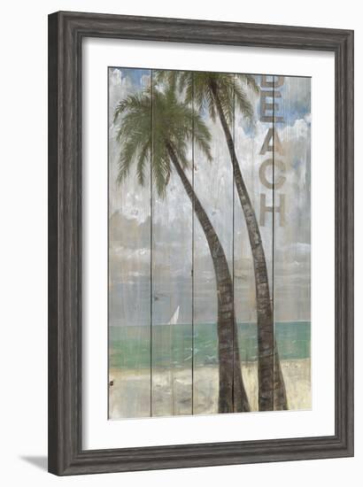 Beach Sign-Arnie Fisk-Framed Art Print