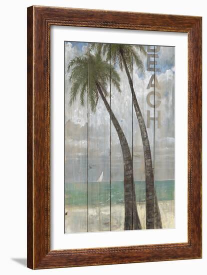 Beach Sign-Arnie Fisk-Framed Art Print