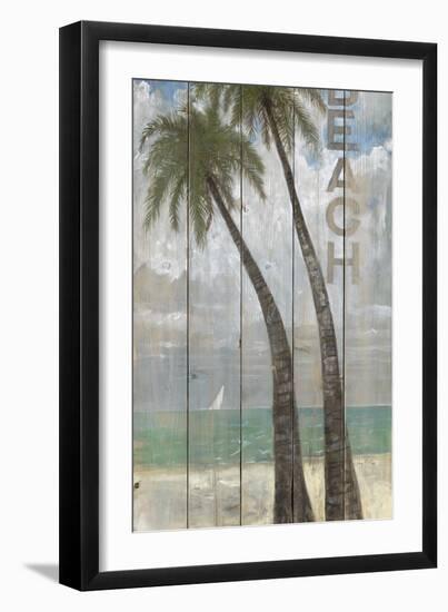 Beach Sign-Arnie Fisk-Framed Art Print