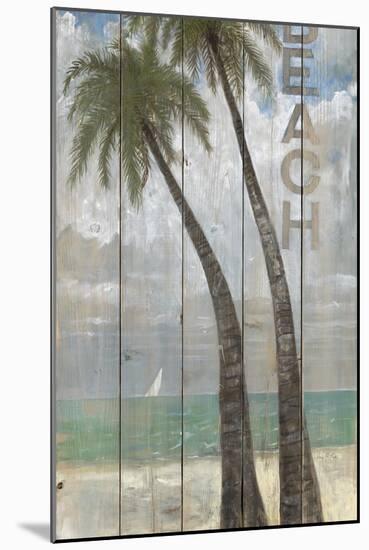Beach Sign-Arnie Fisk-Mounted Art Print