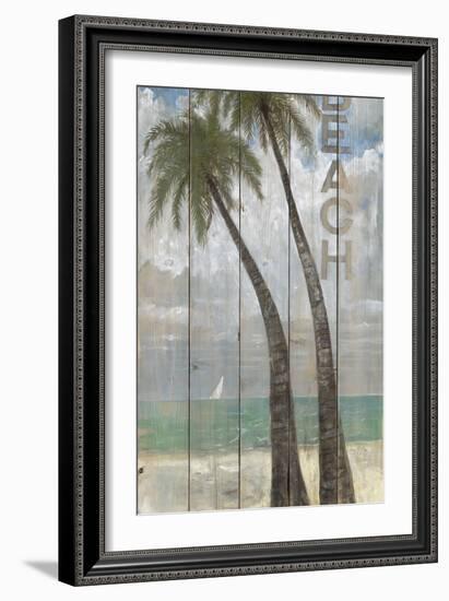 Beach Sign-Arnie Fisk-Framed Art Print