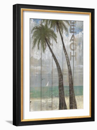 Beach Sign-Arnie Fisk-Framed Art Print