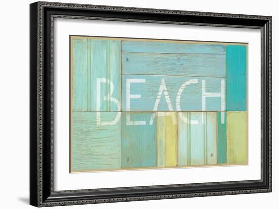 Beach Sign-Z Studio-Framed Premium Giclee Print