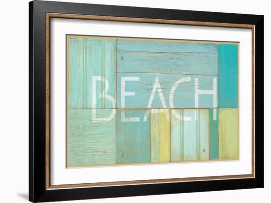 Beach Sign-Z Studio-Framed Art Print