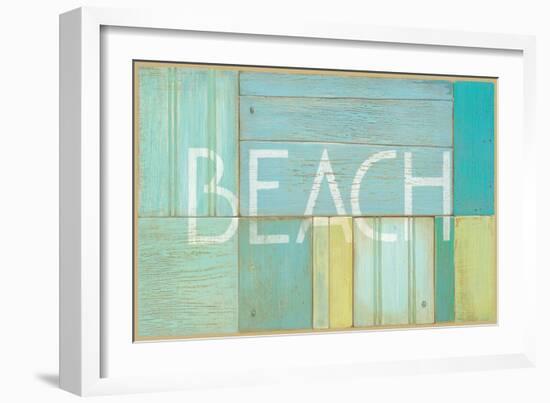 Beach Sign-Z Studio-Framed Art Print