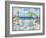 Beach Signs I-Paul Brent-Framed Art Print