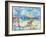 Beach Signs II-Paul Brent-Framed Art Print