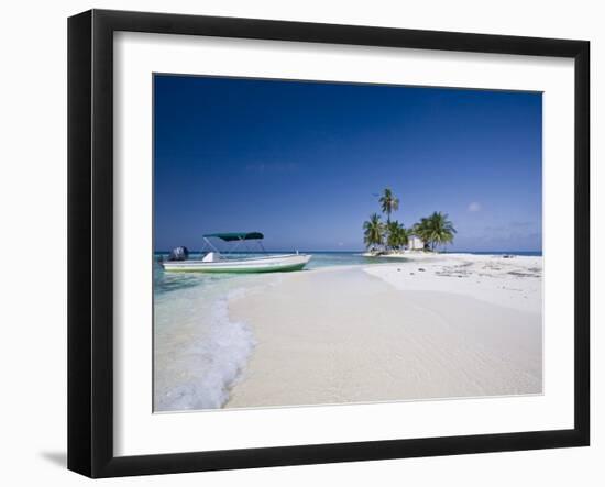 Beach, Silk Caye, Belize-Jane Sweeney-Framed Photographic Print