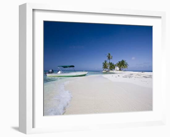 Beach, Silk Caye, Belize-Jane Sweeney-Framed Photographic Print