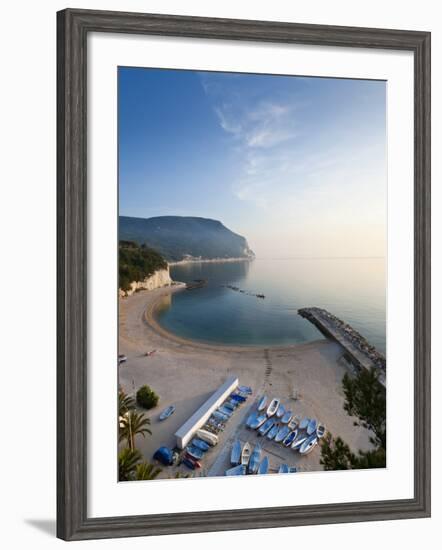 Beach, Sirolo, Marche, Italy-Peter Adams-Framed Photographic Print