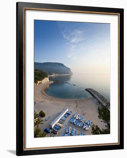 Beach, Sirolo, Marche, Italy-Peter Adams-Framed Photographic Print