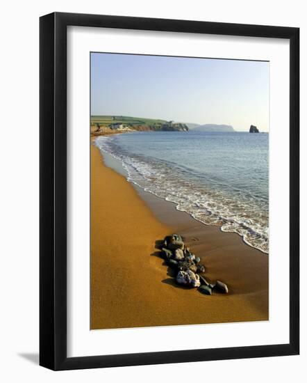 Beach, South Milton Sands, South Hams, Devon, England, United Kingdom-David Hughes-Framed Photographic Print