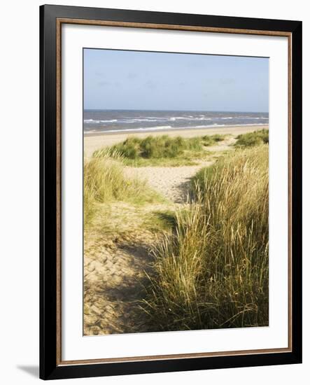 Beach, Southwold, Suffolk, England, United Kingdom-Amanda Hall-Framed Photographic Print