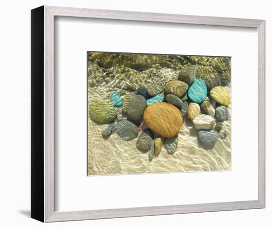 Beach Stones-Mark Goodall-Framed Premium Giclee Print