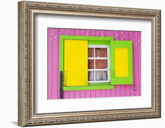 Beach Store in Cruz Bay-Richard Cummins-Framed Photographic Print