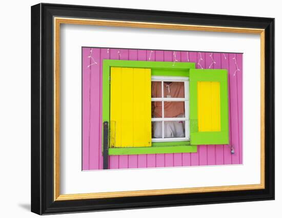 Beach Store in Cruz Bay-Richard Cummins-Framed Photographic Print