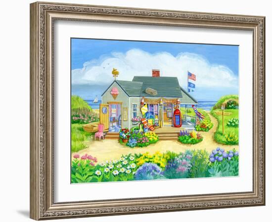 Beach Store-Geraldine Aikman-Framed Giclee Print