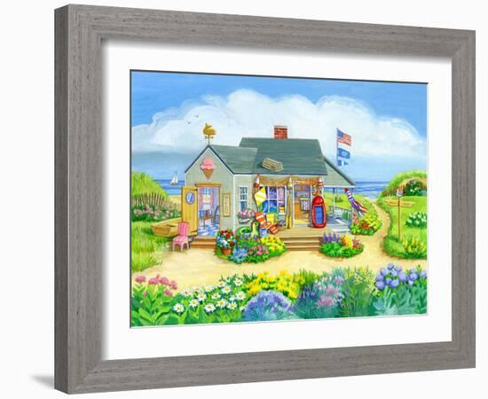 Beach Store-Geraldine Aikman-Framed Giclee Print