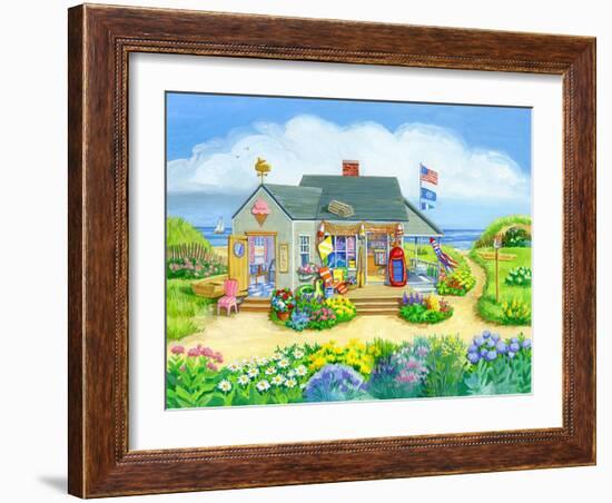 Beach Store-Geraldine Aikman-Framed Giclee Print