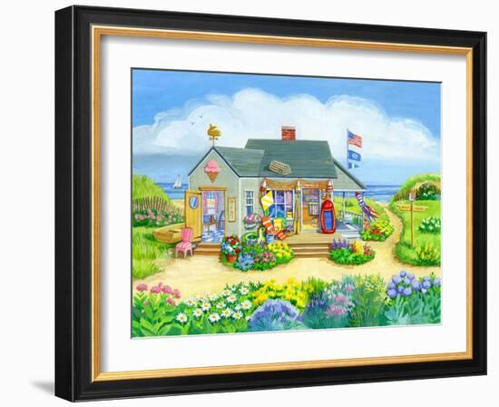 Beach Store-Geraldine Aikman-Framed Giclee Print