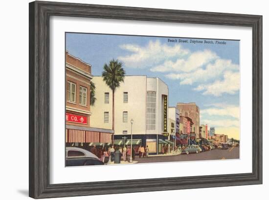 Beach Street, Daytona Beach, Florida-null-Framed Art Print