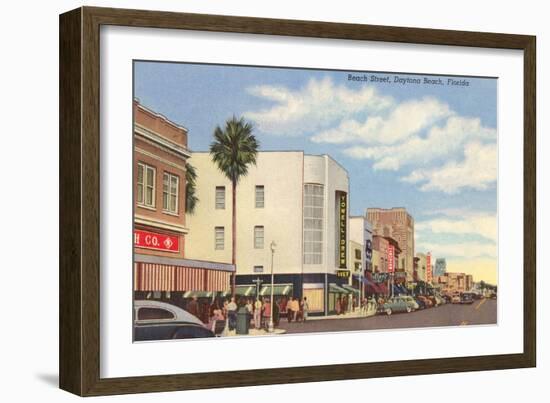 Beach Street, Daytona Beach, Florida-null-Framed Art Print