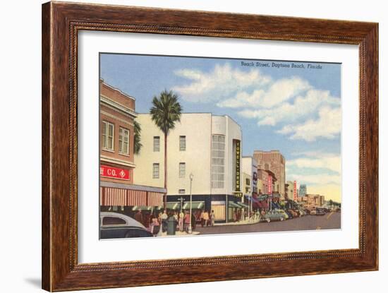Beach Street, Daytona Beach, Florida-null-Framed Art Print