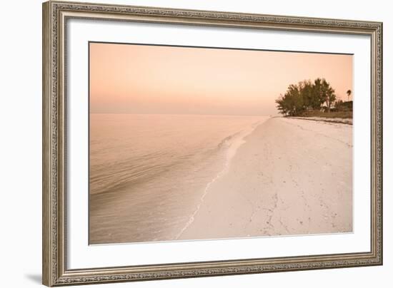 Beach Stroll-Mary Lou Johnson-Framed Art Print