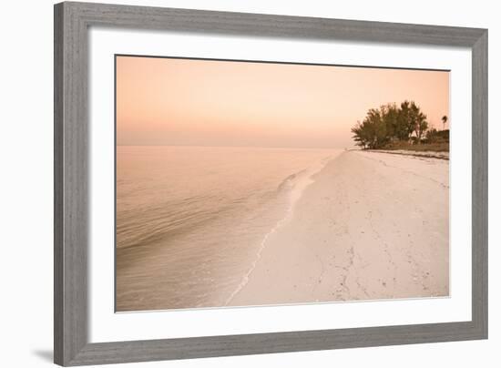 Beach Stroll-Mary Lou Johnson-Framed Art Print