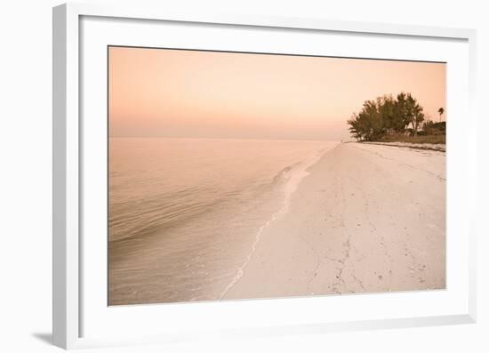 Beach Stroll-Mary Lou Johnson-Framed Art Print