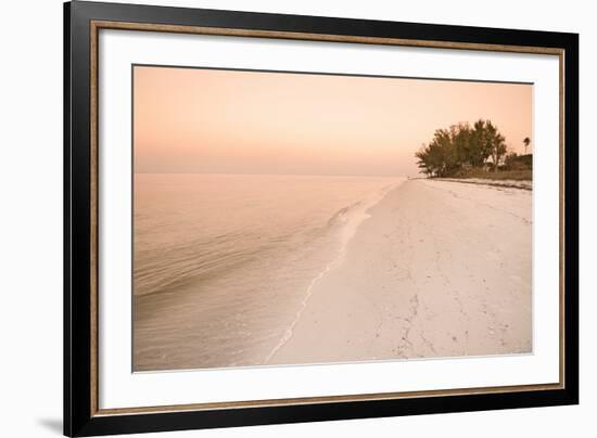 Beach Stroll-Mary Lou Johnson-Framed Art Print