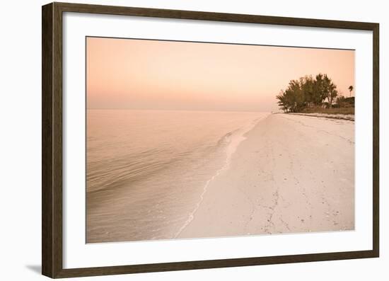 Beach Stroll-Mary Lou Johnson-Framed Art Print