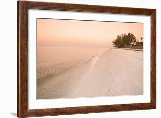 Beach Stroll-Mary Lou Johnson-Framed Art Print