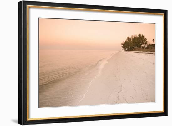 Beach Stroll-Mary Lou Johnson-Framed Art Print