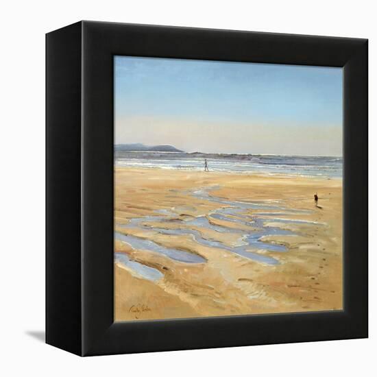 Beach Strollers-Timothy Easton-Framed Premier Image Canvas