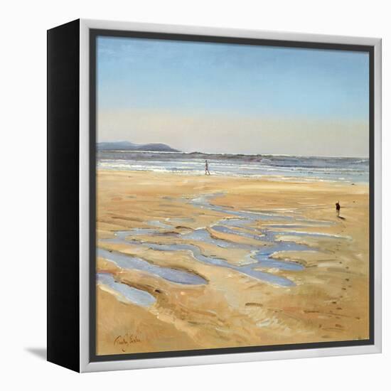 Beach Strollers-Timothy Easton-Framed Premier Image Canvas