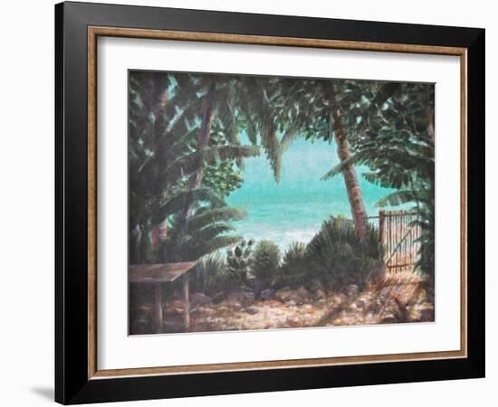 Beach Studio 1-Lincoln Seligman-Framed Giclee Print