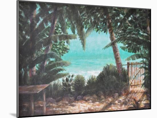 Beach Studio 1-Lincoln Seligman-Mounted Giclee Print