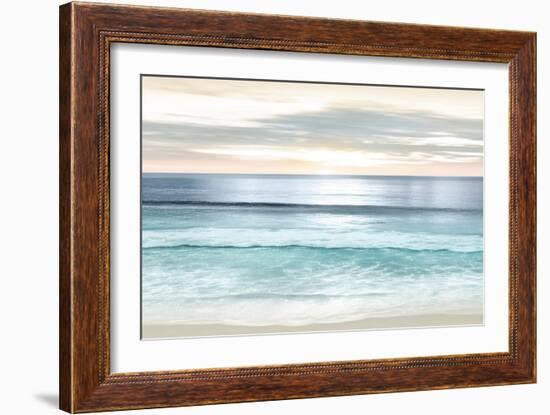 Beach Sunrise Pastels, 2024-Alex Hanson-Framed Art Print