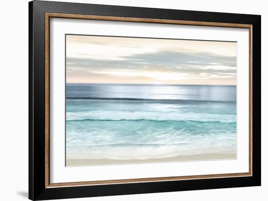 Beach Sunrise Pastels, 2024-Alex Hanson-Framed Art Print