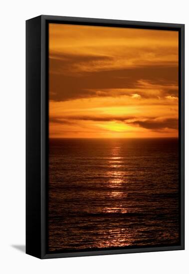 Beach Sunset-Howard Ruby-Framed Premier Image Canvas