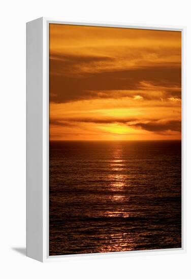 Beach Sunset-Howard Ruby-Framed Premier Image Canvas