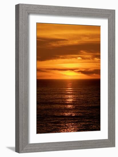 Beach Sunset-Howard Ruby-Framed Photographic Print