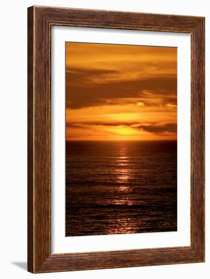 Beach Sunset-Howard Ruby-Framed Photographic Print