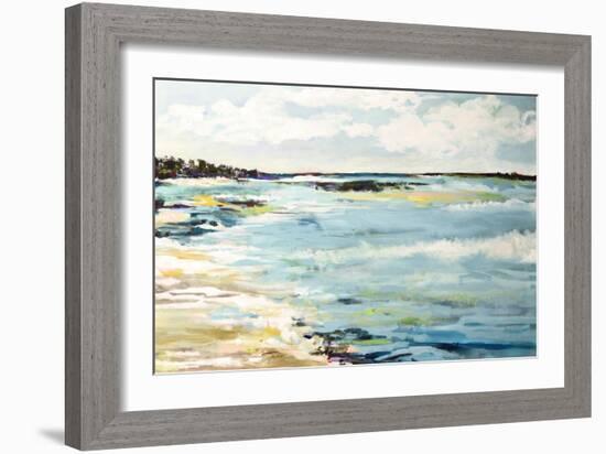 Beach Surf III-Karen Fields-Framed Art Print