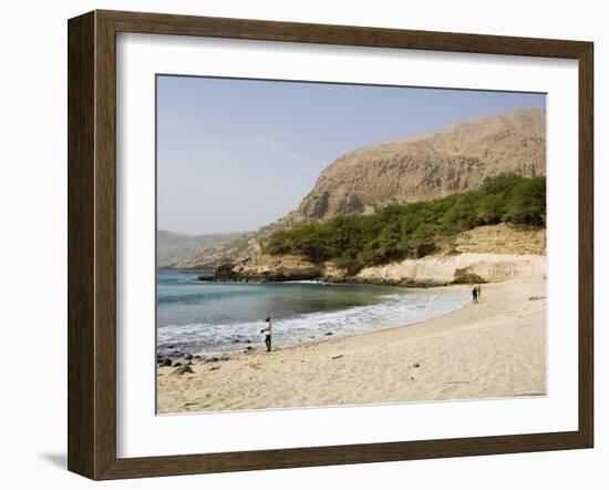 Beach, Tarrafal, Santiago, Cape Verde Islands, Africa-R H Productions-Framed Photographic Print