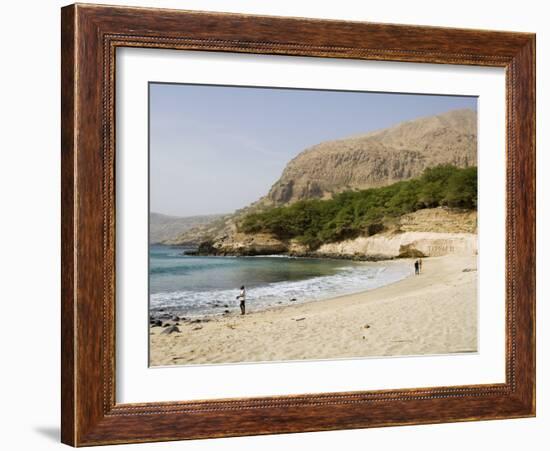 Beach, Tarrafal, Santiago, Cape Verde Islands, Africa-R H Productions-Framed Photographic Print